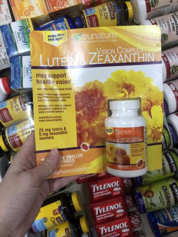 Bổ mắt Trunature Lutein & Zeaxanthin